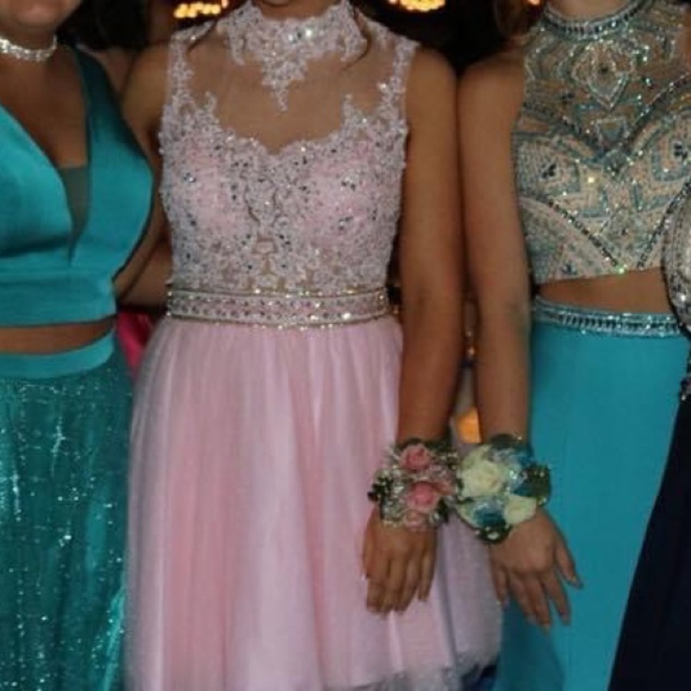 Pink prom dress